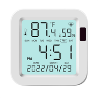 Smarsecur Smart Wifi Temperature and Humidity Sensor with Real Time Monitoring,  Adjustable Temperature Modes Remote Acce