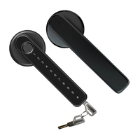 Smart Electronic Door Lock Fingerprint Password Key Unlock 0.25S Fast Response Long Battery Life Anti-Peep Password for