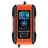 Smart Fully Automatic Touch Screen Digital Display Car Battery Charger 12V/24V 10A EU Standard W/ Temperature Compensati