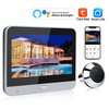 Smart Home Tuya 120° Wide Angle Door Peephole Camera 1080P Wireless One Way Intercom Video Eye Motion Detection Wifi Doo