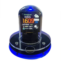 Smart WIFI RGB Neon Tube Clock Nixie Tube Clock Smart Wifi Glow DIY Tube Clocks Cyber Style Digital Table Clock Visual D