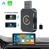 Smart Wireless Carplay Android Auto Adapter AI Box Dongle Plug&Play Wireless to Wired for Cars