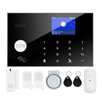 SmartHome GSM WiFi Wireless Alarm System Anti-tamper Real-time Alerts Tuya APP Remote Control 328 ft Range Smart House W