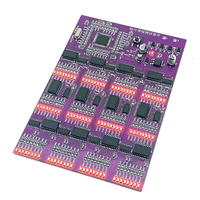 SMD Components Soldering Practice Test Kit 300 Pieces LED Circuit Board FR-4 PCB Material Sequential Flashing DC9V Multi