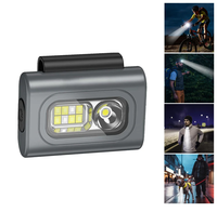 SMILING SHARK Mini Rechargeable Headlamp,  COB Magnet Type-C Rechargeable Headlight,  For Outdoor Running Fishing Reading