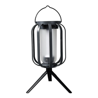 Solar Camping Lantern Portable 4-in-1 Outdoor LED Light With Tripod IPX4 Waterproof USB-C & Solar Powered Ambience