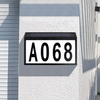 Solar Door Number Light Outdoor Wall-Mounted Ground Plug Road Sign Sensor Light LED House Number Address Indicator