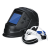 Solar Energy Automatic Dimming Welding Mask Auto Darkening Welding Helmet Big View Area 4 Sensors External Adjustment Ar