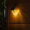 Solar Light Outdoor Waterproof Light Sensor RGB+White Light RGB+Warm Light Stair Step Lights Garden Decoration Patio Wal