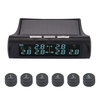 Solar Power Wireless Tire Pressure Monitoring System 6-Wheel External TPMS Tire Detector for Truck Bus Lorry