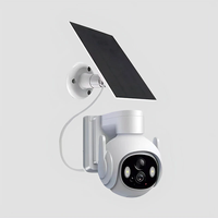 Solar Wifi IP Camera Outdoor 1080P HD Wireless Security Surveillance Color Night Vision Two-Way Audio Solar Powered IP66
