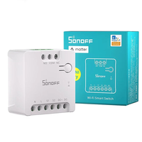 SONOFF MINI-D Dry WiFi Smart Switch with Matter Dry Contact Output AC/DC Input Compatible Alexa & Google Home for Garage