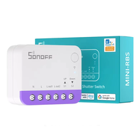 SONOFF MINI-RBS Matter Smart WIFI Curtain Switch Module for Roller Blinds Precise Percentage Control Work with Alexa Goo