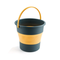Space Saving Collapsible Bucket Foldable Portable Small Plastic Water Supplies for Outdoor Garden Camping Fishing Car Wa