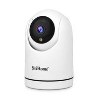 Srihome SH042 1080P Smart Mini WiFi IP Camera 2MP PTZ Color Night Vision Human Detection Two-way Audio Baby Monitor Auto