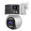 Srihome SH055 8MP WIFI IP Camera 5X Zoom Three Lens Two Screen AI Humanoid Detection Night Vision Two-way Intercom HD PT