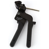 Stainless Steel Cable Tie Gun Manual Wrapping Tool High-Strength Steel Ergonomic Handle Easy Cut for 12mm Cable Ties Ind