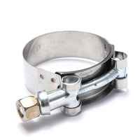 Stainless Steel Hose Clamps Exhaust T Bolt Marine Pipe Clip T Bolt