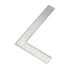 Stainless Steel L Square Ruler Right Angle Measuring Tool 100mm 150mm 300mm Double-Sided Scale for Carpentry Framing Roo