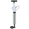 Stainless Steel Toilet Pipe Unblocker Pneumatic Household Toilet Pipe Dredger High-pressure Dredging Tool Set for Toilet