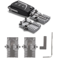 Stainless Steel Universal Key Machine Fixture Clamp Set Precision Key Cutting and Duplicating Tool Ideal for Car Keys an