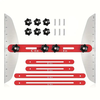 Stair Tread Gauge Template Tool Aluminum Alloy Stair Tread Jig for Stairs /Risers / Partitions / Self and Cutting Dryw