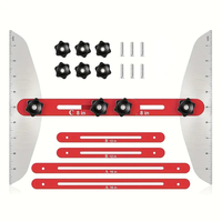 Stair Tread Gauge Template Tool Aluminum Alloy Stair Tread Jig for Stairs /Risers / Partitions / Self and Cutting Dryw