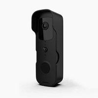Staniot 1080P Video Black Doorbell WiFi Outdoor Waterproof Camera Two-Way Audio Tuya Smart APP 5200mAh Battery Home Secu