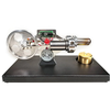 STARPOWER YH001 Type Digital Stirling Engine Model with Glow Lamp Bead and Voltmeter Physics Experiment Science Discover