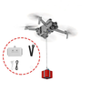 STARTRC Airdrop Air Dropping System Remote Thrower Transport Gift Delivery Device with Increase Landing Gear LED Light f