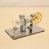 STEM DIY Hot Air Mini Stiring Engine Model Educational Toy Kits