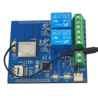 STM32 Air780E 4G Dual Relay Module Development Board Low Power Consumption Type-C LTE Cat 1 bis with Nano SIM Slot
