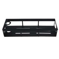 Storage Rack Corner Rotating Hanging Gripper Strip Wall Holder Cabinet Kitchen