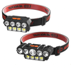 Strong Light Headlight Multiple LED Super Bright Headlamp USB Rechargeable Flashlight Outdoor Head Lamp Fishing Lamp Hea