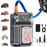 SUITU ST-5546C Portable Wireless Smart Inflator Pump Digital LCD Screen for Cars Motorcycles Bicycles Basketballs Inflat