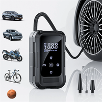 Suitu ST-9905A Wireless Air Pump 140psi Portable Tire Inflator USB Type-C Fast Charging LED Display for Car Bike Ball