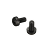 Suleve™ M3NR2 50pcs M3 Black Nylon Round Phillips Screw Bolts 6/15/20/25mm