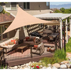 Sun Shade Sail Waterproof 420D Oxford Polyester Canopy Cover Awning Outdoor Anti-UV Protection