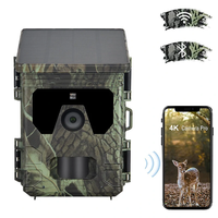 SUNTEKCAM 600 Pro 4K 36MP Solar Powered Hunting Camera bluetooth WiFi Outdoors Surveillance Camera 2 inch TFT LCD Displa
