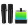 SUNXINPIN bluetooth 5.3 Speaker Portable Speaker with Microphone HiFi Bass LED Light Support TF Card AUX Outdoors Portab