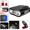 Super Bright Overnight USB Charging Fishing Light Brim Headwear Hat Clip Light Inductive Headlight LED Strong Light