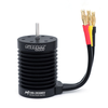 SURPASS HOBBY M540 3.175mm Shaft 4.0mm Gold-Plated Connectors All-Black Waterproof Brushless Motor for 1/14 RC Car Parts