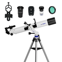 SV520 Telescope 90mm Aperture 800mm Focal Length FMC Coated Optics High Magnification Astronomy Telescope for Planetary