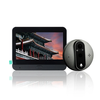 SY-37 Tuya Smart WiFi Door Camera 1080P 4.3 inch Color Screen HD Doorbell Eye Peephole Night Vision 5000mAh Battery PIR
