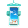 SZ-1 Universal 30M Waterproof Armband Phone Case Sealed Dry Bags Transparent Swimming Cell Phone Pouch Cover for 7.2inch