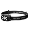 T-15 Smart Motion Sensor LED Headlamp Strong Light Outdoor Long Battery Life Charging for Fishing Emergency Work for Nig