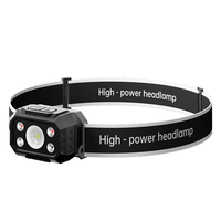 T-15 Smart Motion Sensor LED Headlamp Strong Light Outdoor Long Battery Life Charging for Fishing Emergency Work for Nig