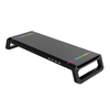 T1 Laptop Monitor Stand Riser RGB Support with USB3.0+3USB2.0 Mobile Phone Holder Drawer Storage Box Heightening Bracket