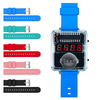 T15 DIY LED Digital Watch Kit Transparent Case Silicone Strap Microcontroller Clear Display Accessories for Soldering Pr