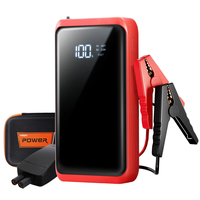 T48-72 3000A Car Jump Starter Emergency Power Bank Portable Battery Charger with Intelligent Battery Starter Clip LED Mu